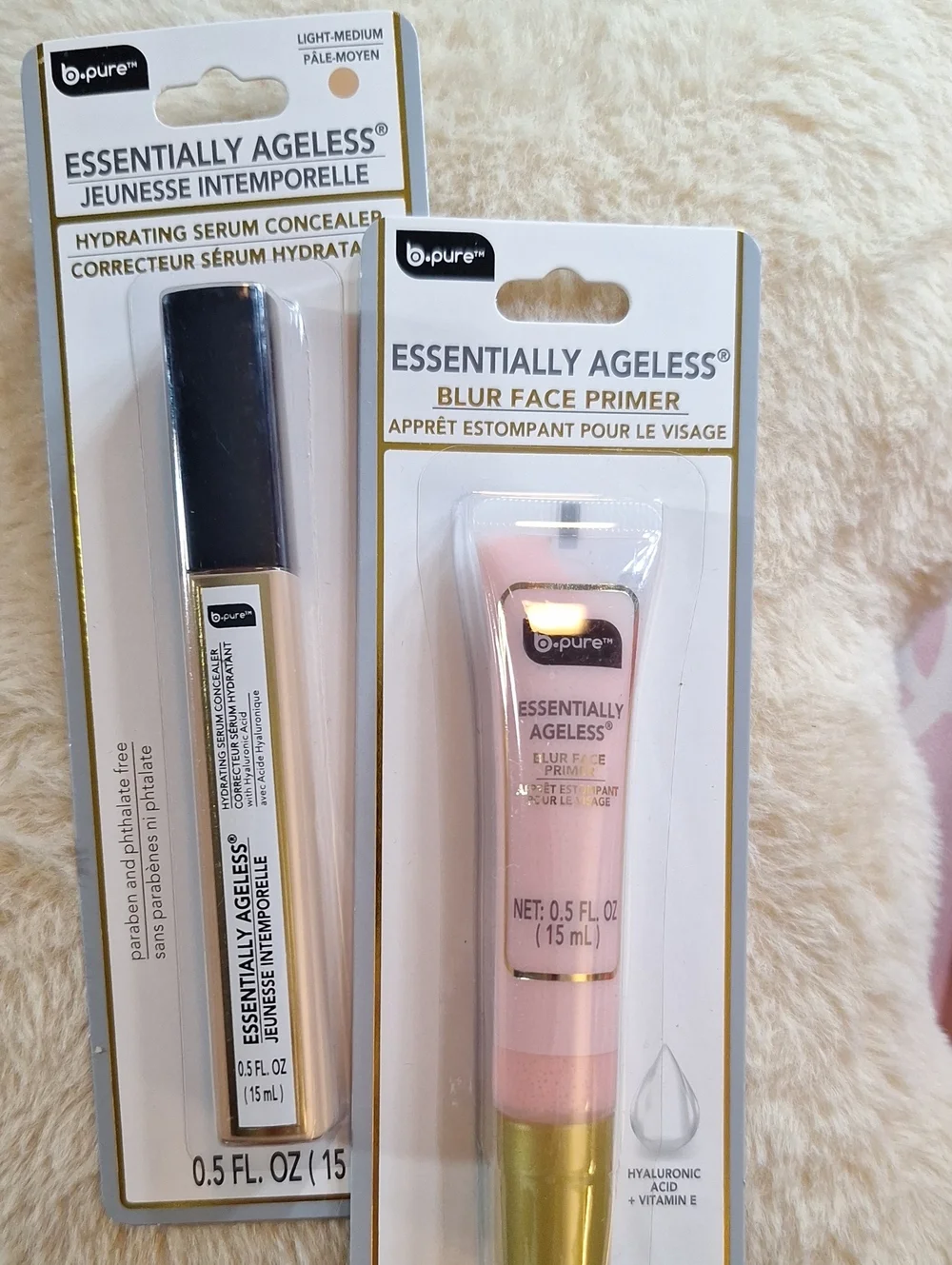 Essentially Ageless Blur Face Primer in Pink And Concealer Set Of 2...